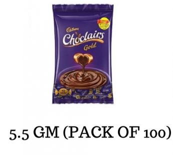 CADBURY CHOCLAIRS GOLDS 5.5GM POUCH (PACK OF 100)