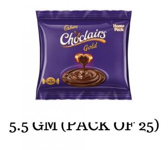 CADBURY CHOCLAIRS GOLDS 5.5GM PET POUCH (PACK OF 25)