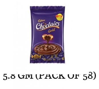 CADBURY CHOCLAIRS GOLDS 5.8GM PET POUCH (PACK OF 58)