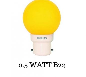 PHILIPS LED BULB 0.5WATT B22 BASE DECO MINI (YELLOW)