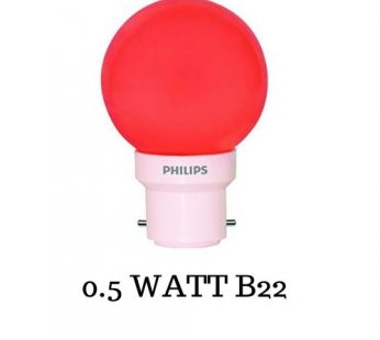 PHILIPS LED BULB 0.5WATT B22 BASE DECO MINI (RED)