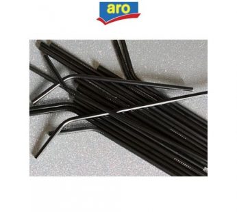 ARO BLACK STRAW 100 PCS