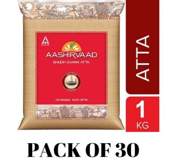 AASHIRVAAD ATTA 1KG (PACK OF 30)