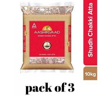 AASHIRVAAD ATTA 10KG (PACK OF 3)