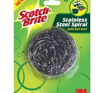 SCOTCH BRITE STAINLESS STEEL SCRUBBER 7.5 x 10CM (PACK OF 12)